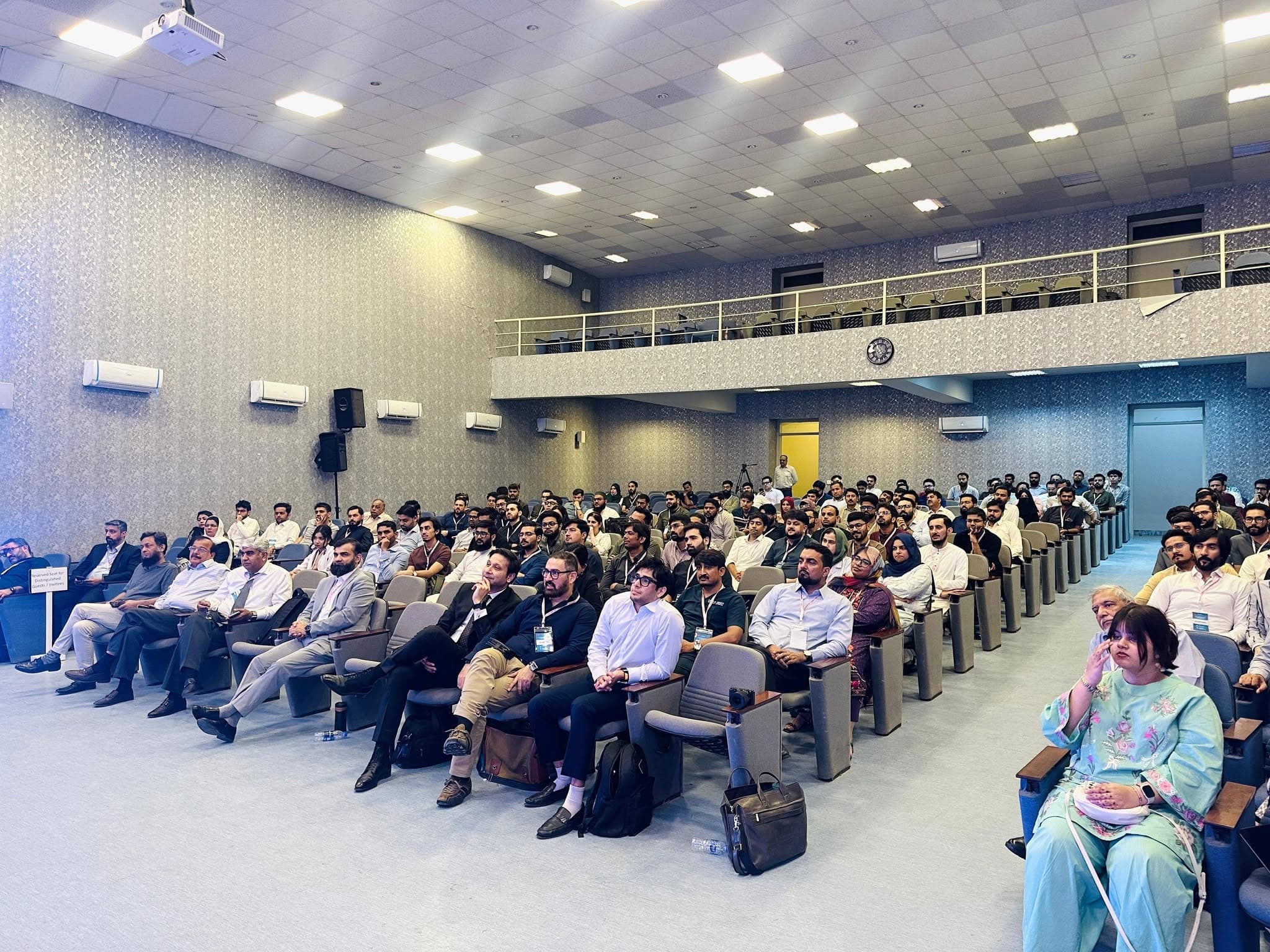 Participants seated in the auditorium attending the Basic Science Course in Orthopaedics at Jinnah Postgraduate Medical Centre, Karachi